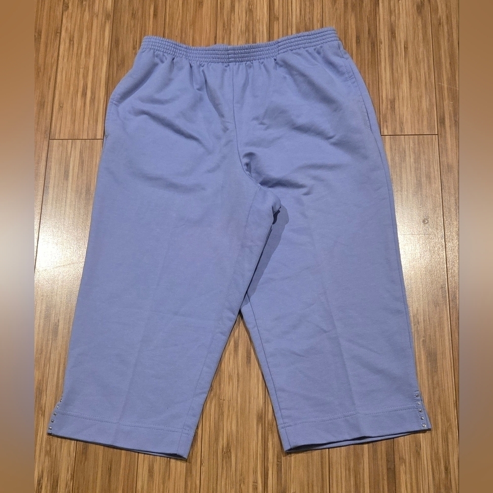 NWOT Alfred Dinner Light Purple Cropped Pants
